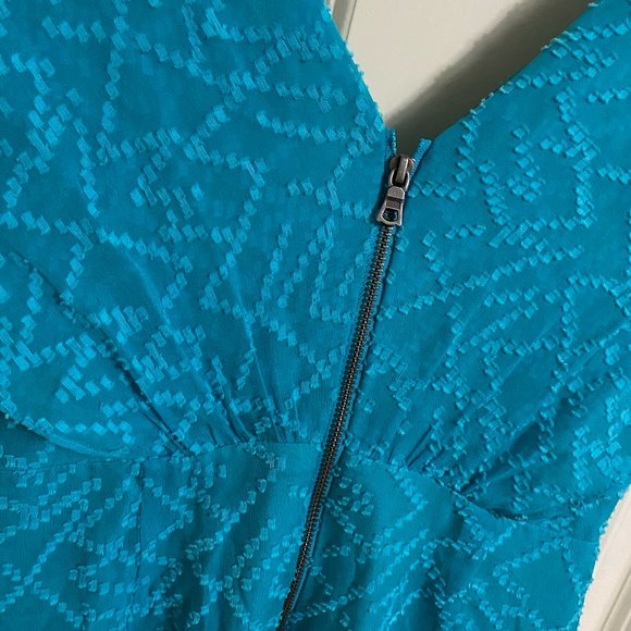 NWT Alice & Olivia Marine Blue Dress - Picture 6 of 8